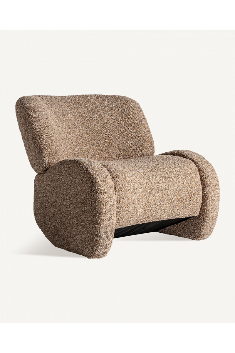 Brown Chunky Lounge Armchair | Vical Home Ibsen | Woodfurniture.com