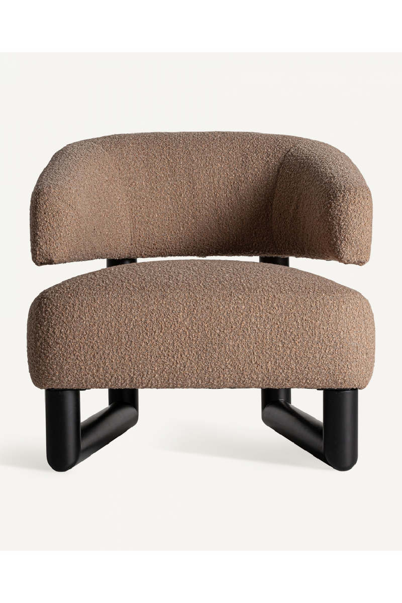 Brown Upholstered Lounge Armchair | Vical Home | Woodfurniture.com