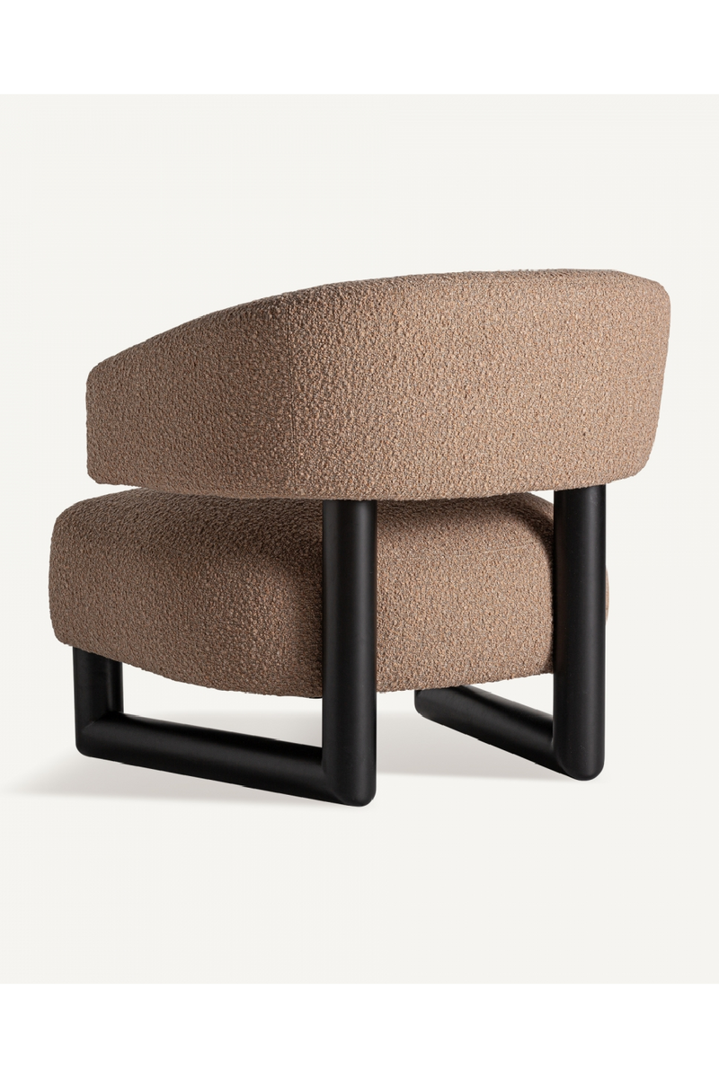 Brown Upholstered Lounge Armchair | Vical Home | Woodfurniture.com