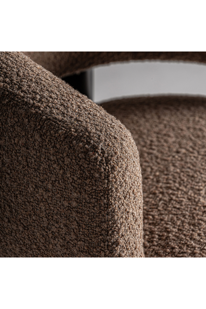 Brown Upholstered Lounge Armchair | Vical Home | Woodfurniture.com