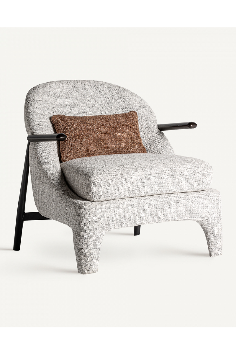 Gray Modern Lounge Armchair | Vical Home Herzele | Woodfurniture.com