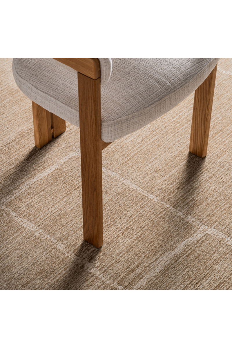 Beige Minimalist Area Rug 9'5" x 6'5" | Vical Home Fadia | Woodfurniture.com