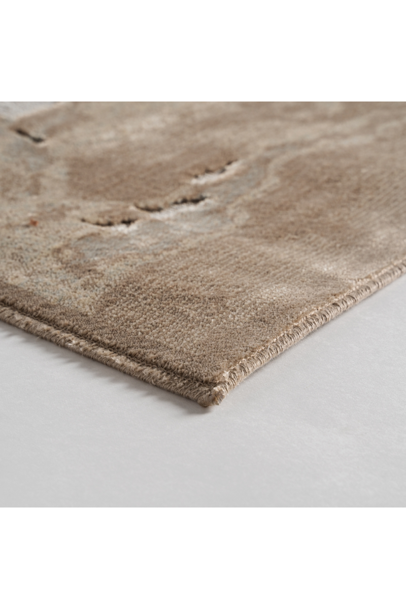 Brown Viscose Area Rug 10' x 6'5" | Vical Home Jena | Woodfurniture.com