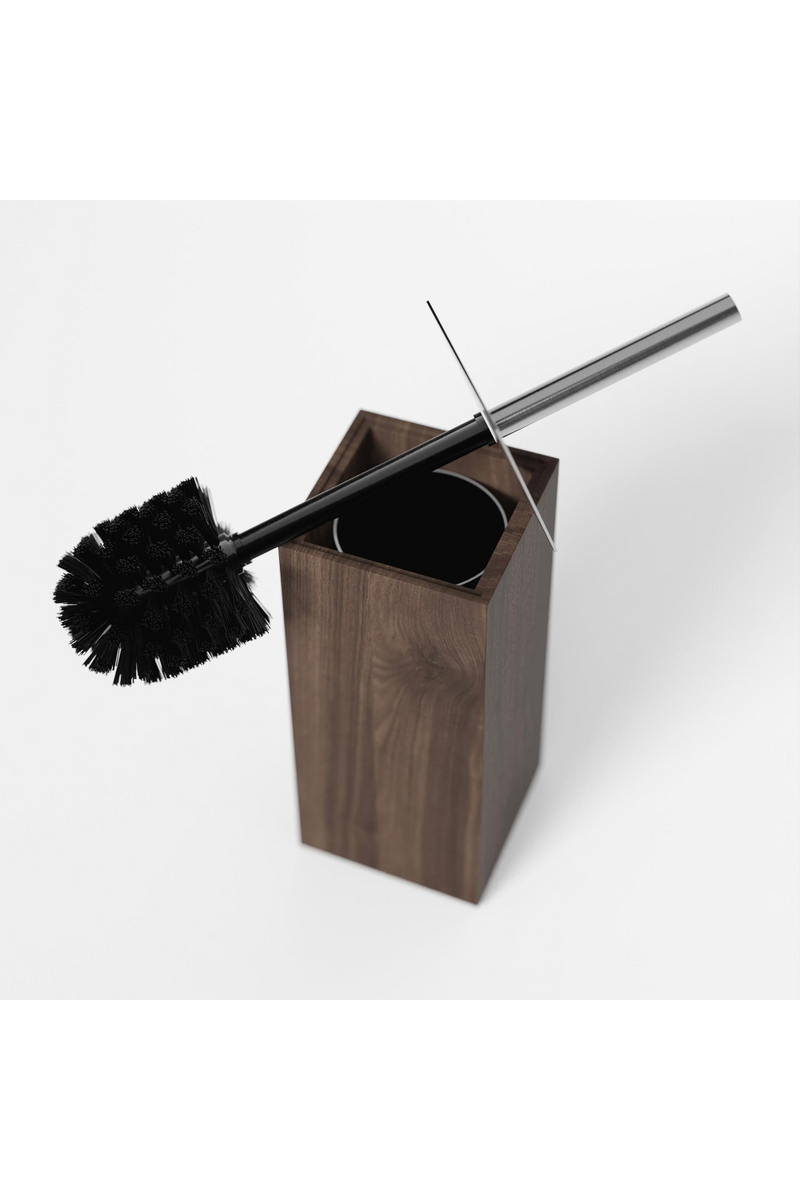 Walnut Toilet Brush | Wireworks Mezza | Woodfurniture.com