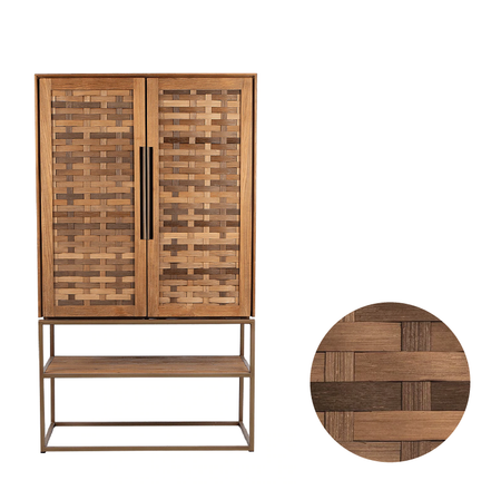 WOOD FURNITURE BAMBOO CABINET