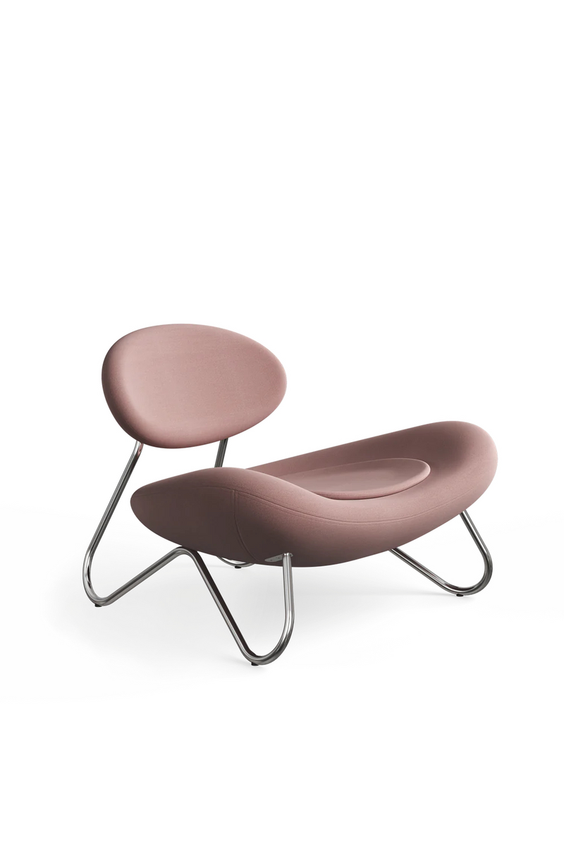 Pink Modern Lounge Chair | WOUD Meadow | Woodfurniture.com