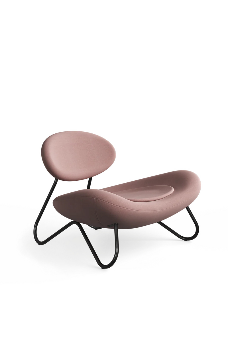 Pink Modern Lounge Chair | WOUD Meadow | Woodfurniture.com