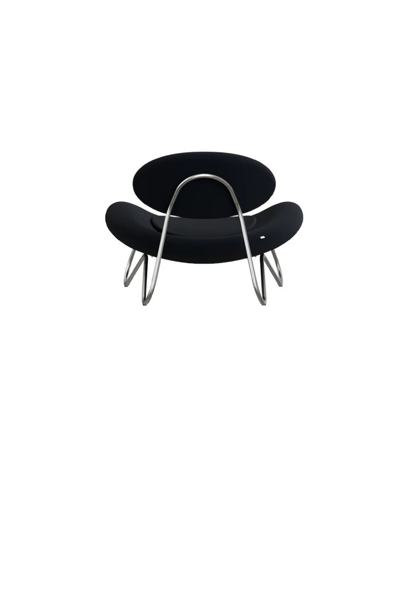Black Contemporary Lounge Chair | WOUD Meadow | Woodfurniture.com