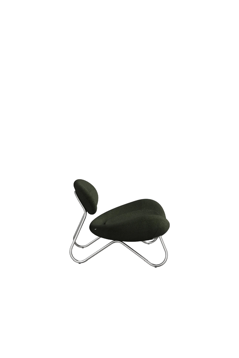 Dark Green Modern Lounge Chair | WOUD Meadow | Woodfurniture.com