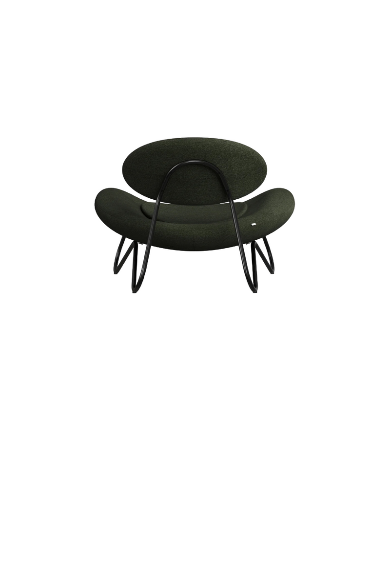 Dark Green Modern Lounge Chair | WOUD Meadow | Woodfurniture.com