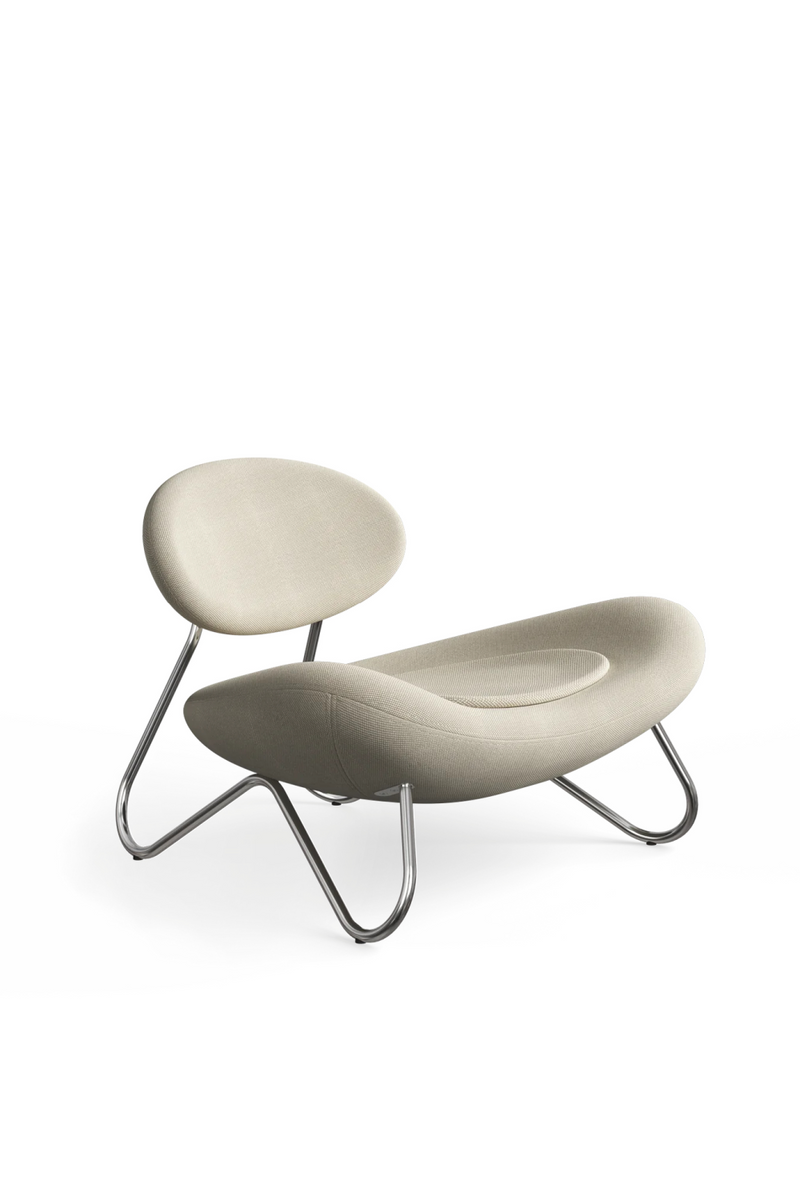 Off-White Modern Lounge Chair | WOUD Meadow | Woodfurniture.com