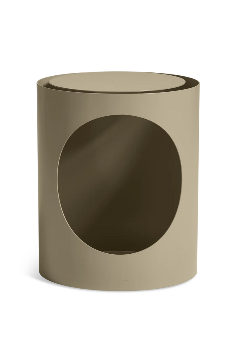 Cylindrical Metal Side Table | WOUD Tabl | Woodfurniture.com