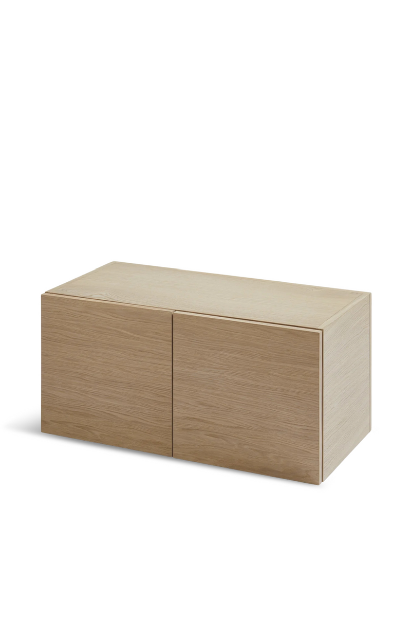 Oak 2-Door Modular Cabinet | WOUD Elevate | Woodfurniture.com