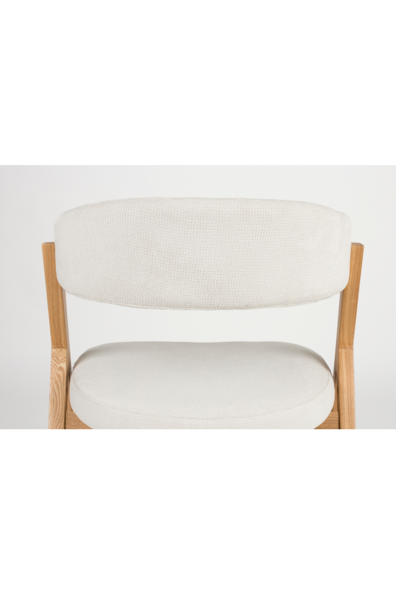 Oak Curved Dining Chairs (2) | Zuiver Pom | Woodfurniture.com