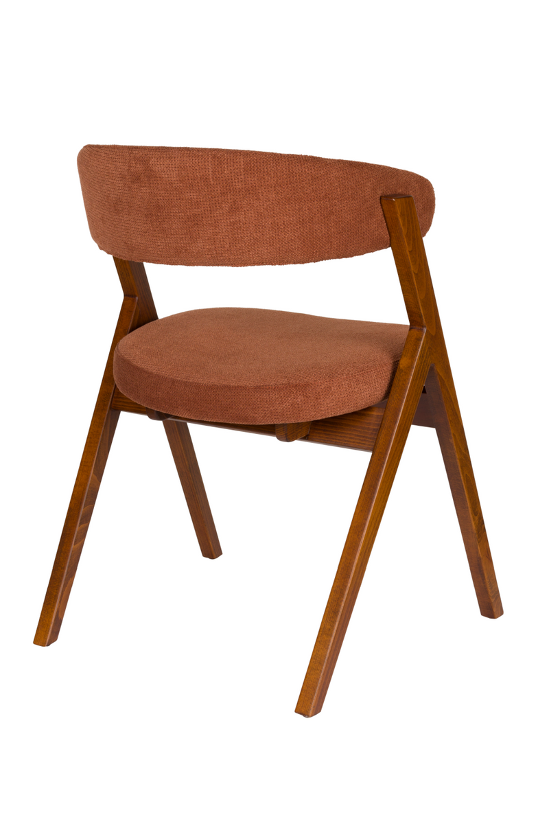 Oak Curved Dining Chairs (2) | Zuiver Pom | Woodfurniture.com