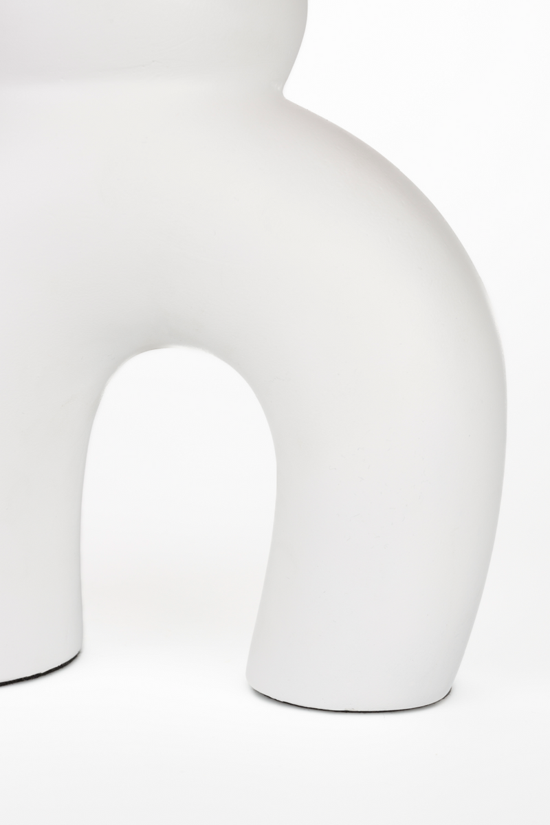 White Curved Table Lamp | Zuiver Bibi | Woodfurniture.com