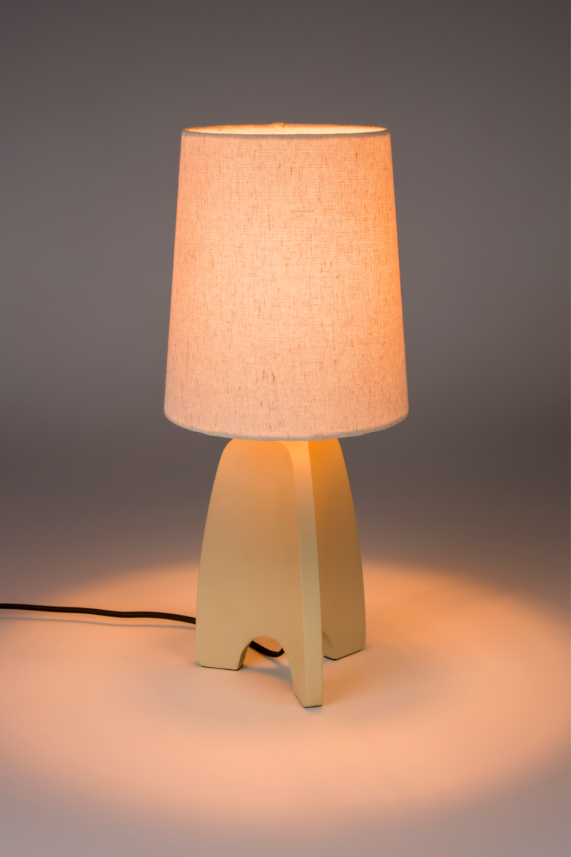 Beige Concrete Table Lamp | Zuiver Saba | Woodfurniture.com