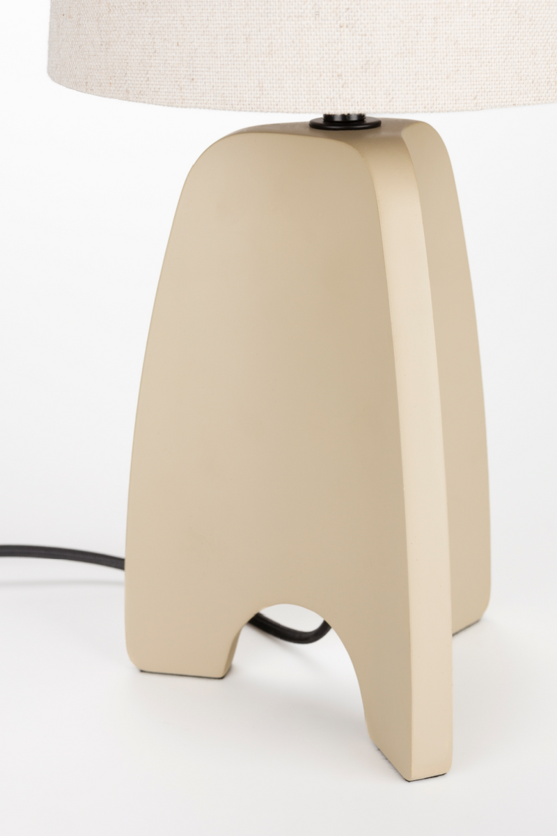 Beige Concrete Table Lamp | Zuiver Saba | Woodfurniture.com