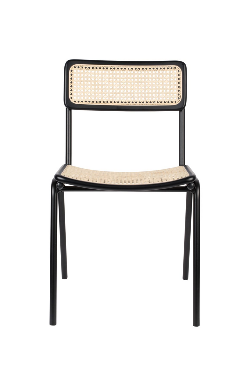 Beech Framed Rattan Dining Chairs (2) | Zuiver Jort | Woodfurniture.com