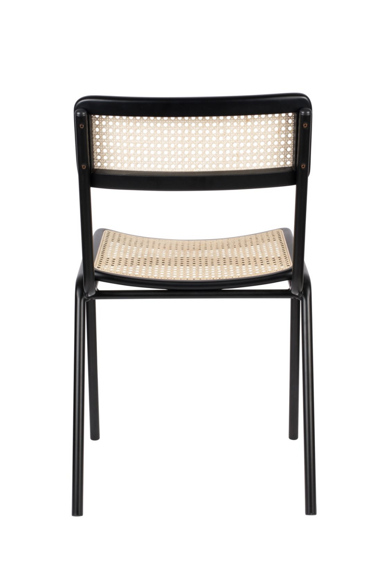 Beech Framed Rattan Dining Chairs (2) | Zuiver Jort | Woodfurniture.com