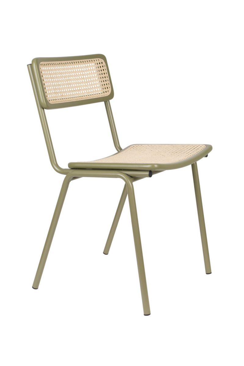 Beech Framed Rattan Dining Chairs (2) | Zuiver Jort | Woodfurniture.com