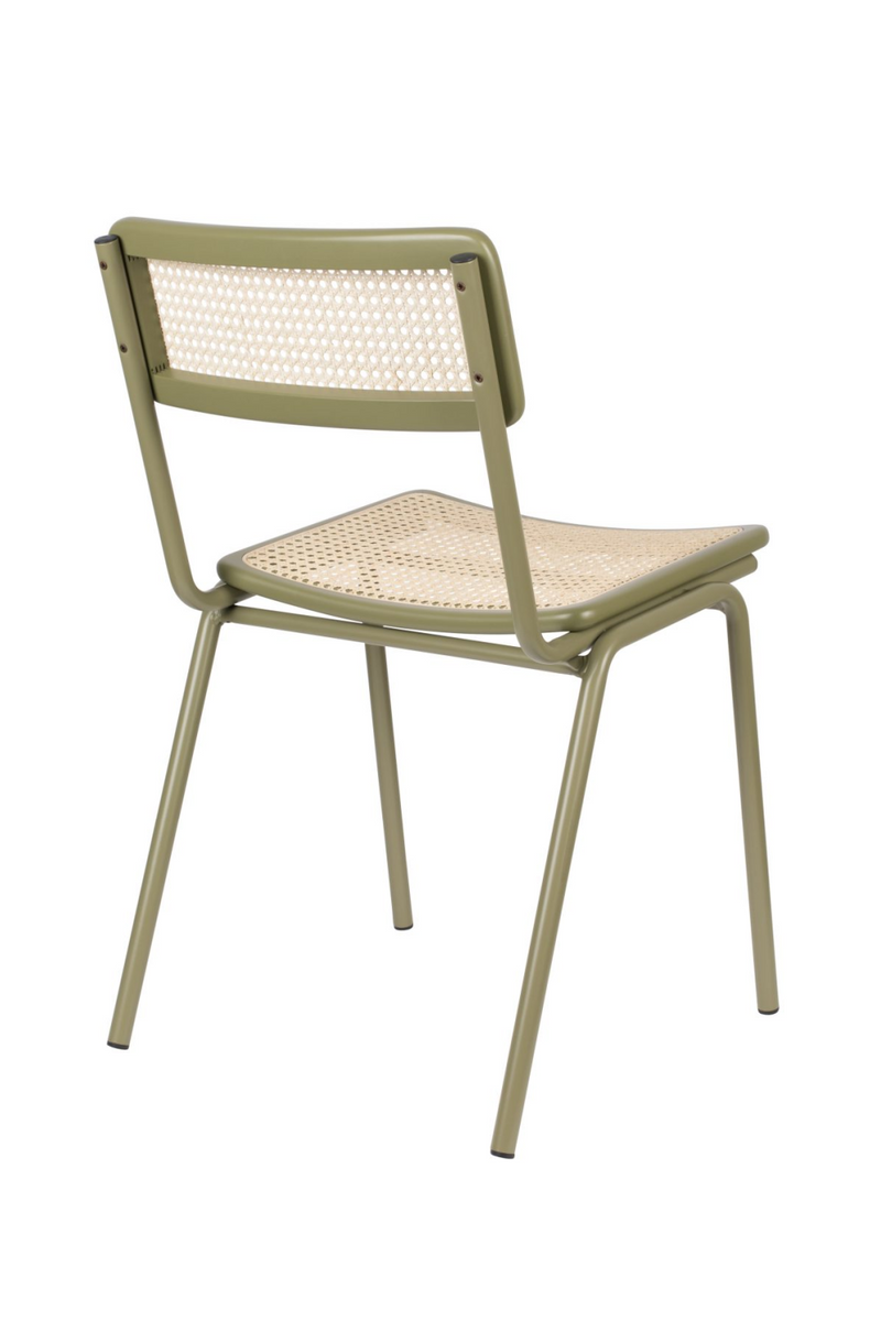 Beech Framed Rattan Dining Chairs (2) | Zuiver Jort | Woodfurniture.com