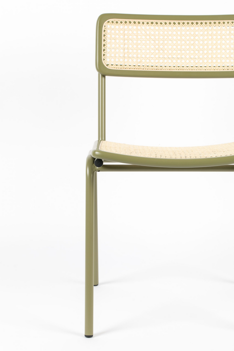 Beech Framed Rattan Dining Chairs (2) | Zuiver Jort | Woodfurniture.com