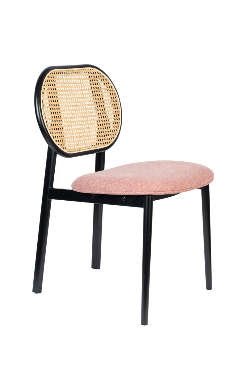 Rattan Back Dining Chair | Zuiver Spike | Woodfurniture.com