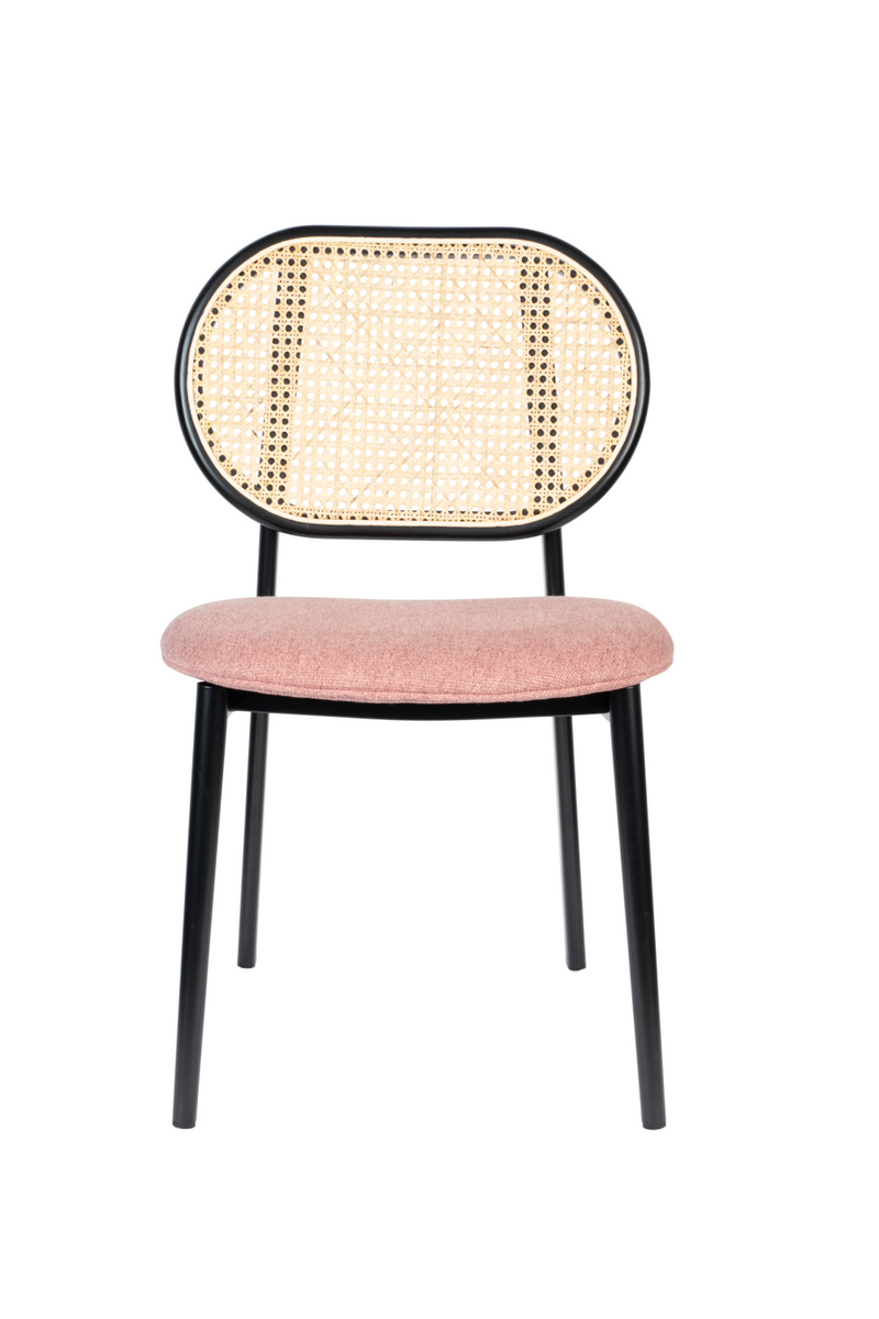 Rattan Back Dining Chair | Zuiver Spike | Woodfurniture.com