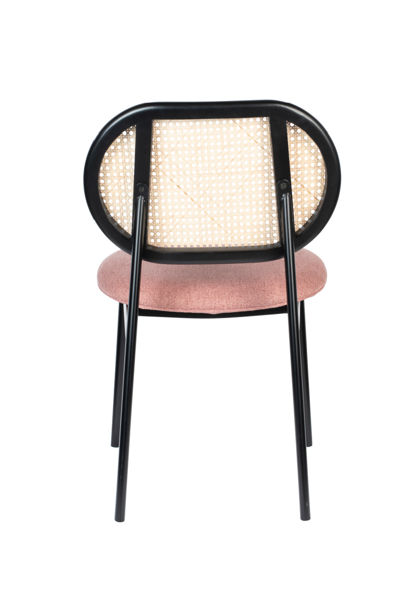 Rattan Back Dining Chair | Zuiver Spike | Woodfurniture.com