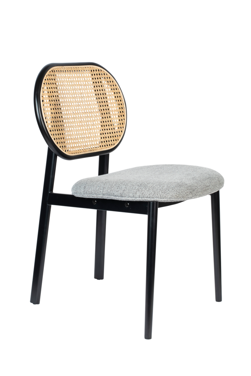 Rattan Back Dining Chair | Zuiver Spike | Woodfurniture.com