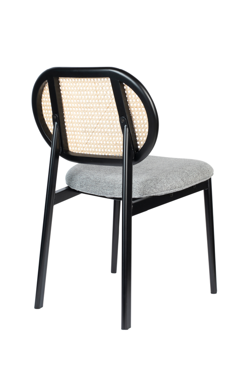 Rattan Back Dining Chair | Zuiver Spike | Woodfurniture.com