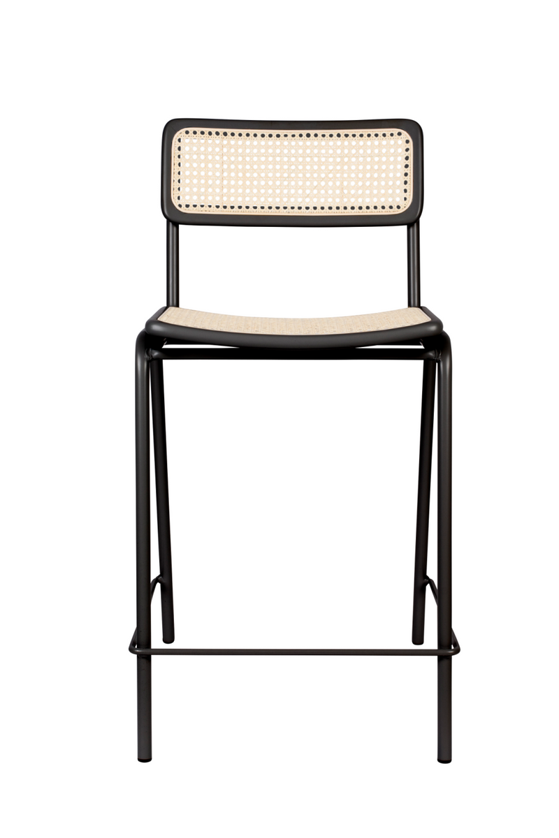 Wood Framed Rattan Counter Stools (2) | Zuiver Jort | Woodfurniture.com