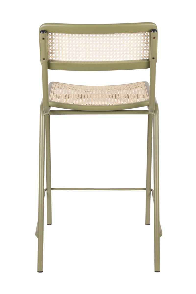 Wood Framed Rattan Counter Stools (2) | Zuiver Jort | Woodfurniture.com