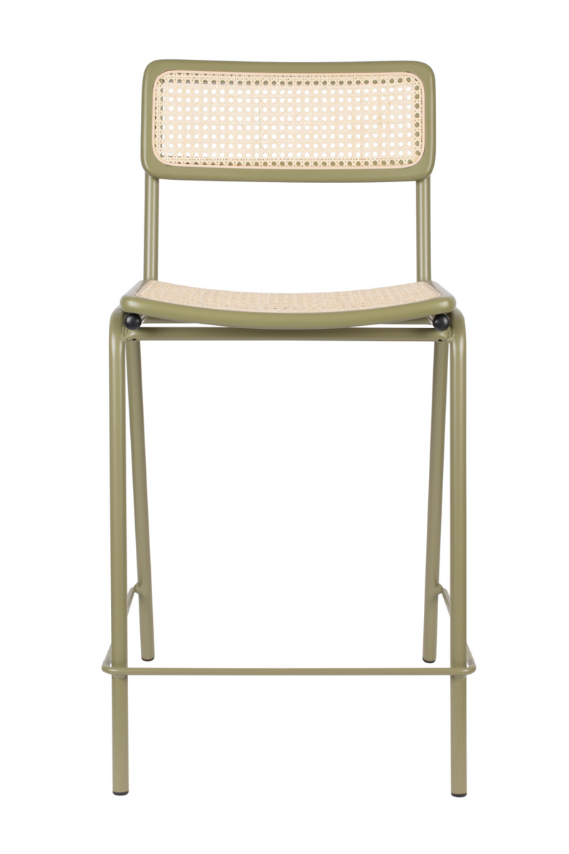 Wood Framed Rattan Counter Stools (2) | Zuiver Jort | Woodfurniture.com