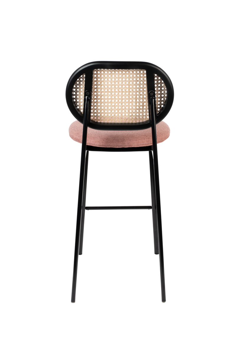 Rattan Backrest Counter Stool | Zuiver Spike | Woodfurniture.com