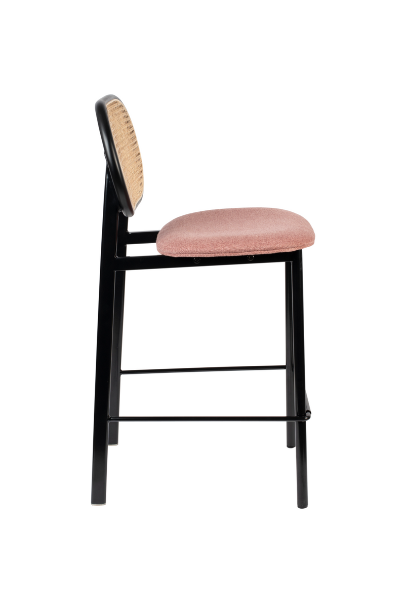 Rattan Backrest Counter Stool | Zuiver Spike | Woodfurniture.com