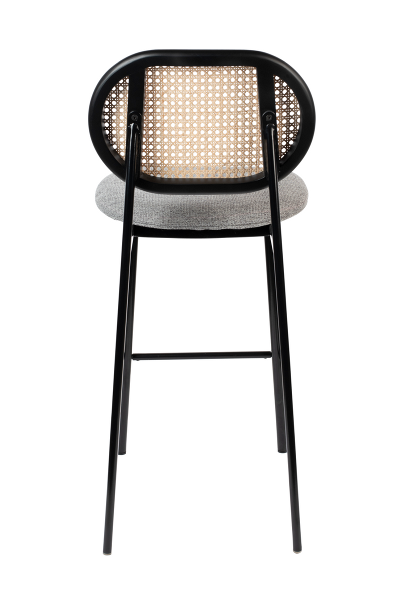 Rattan Backrest Counter Stool | Zuiver Spike | Woodfurniture.com