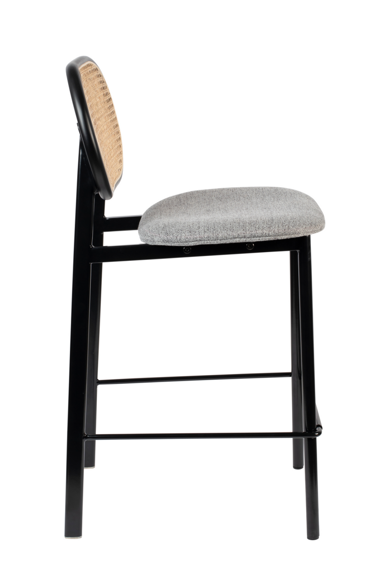 Rattan Backrest Counter Stool | Zuiver Spike | Woodfurniture.com