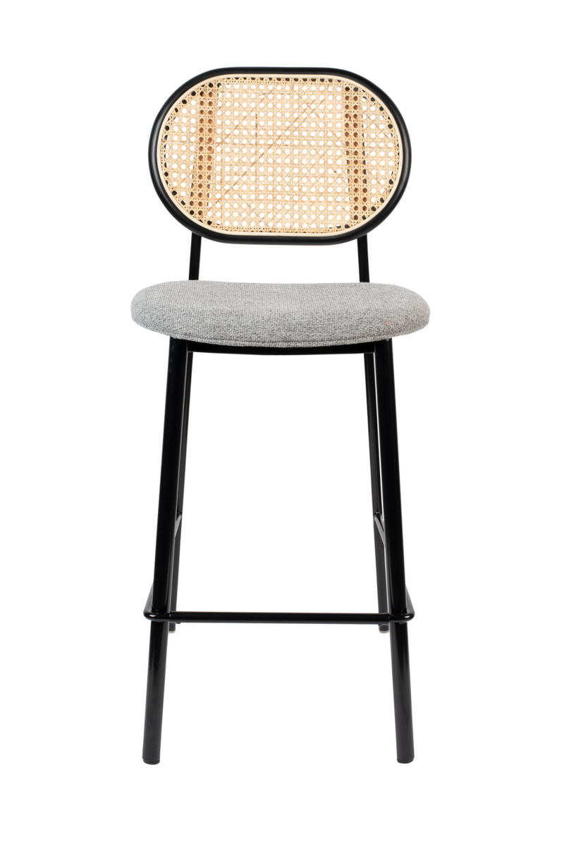 Rattan Backrest Counter Stool | Zuiver Spike | Woodfurniture.com