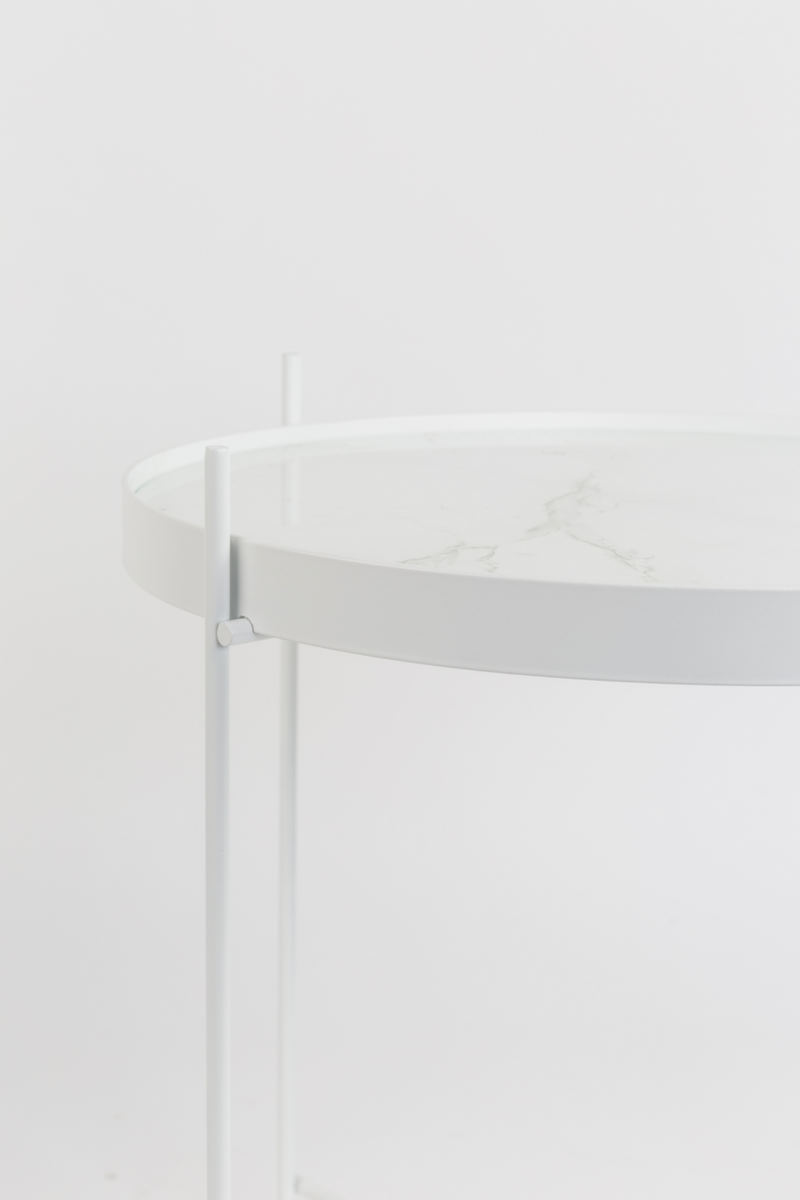 Detachable Marble Side Table | Zuiver Cupid | Woodfurniture.com