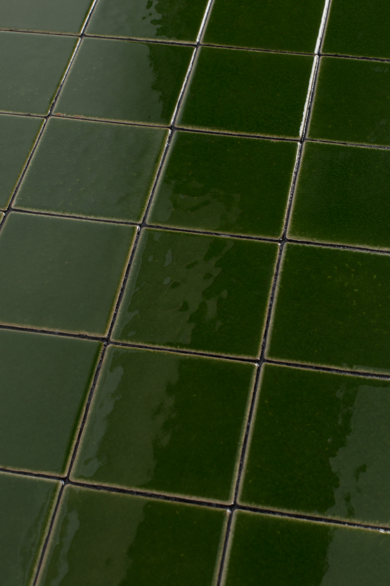 Green Tile Top Coffee Table | Zuiver Glazed | Woodfurniture.com