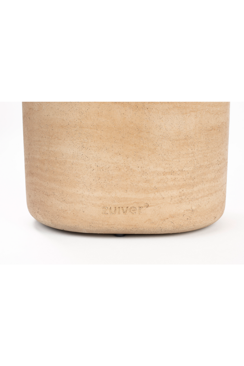 Minimalist Travertine Side Table | Zuiver Noble | Woodfurniture.com