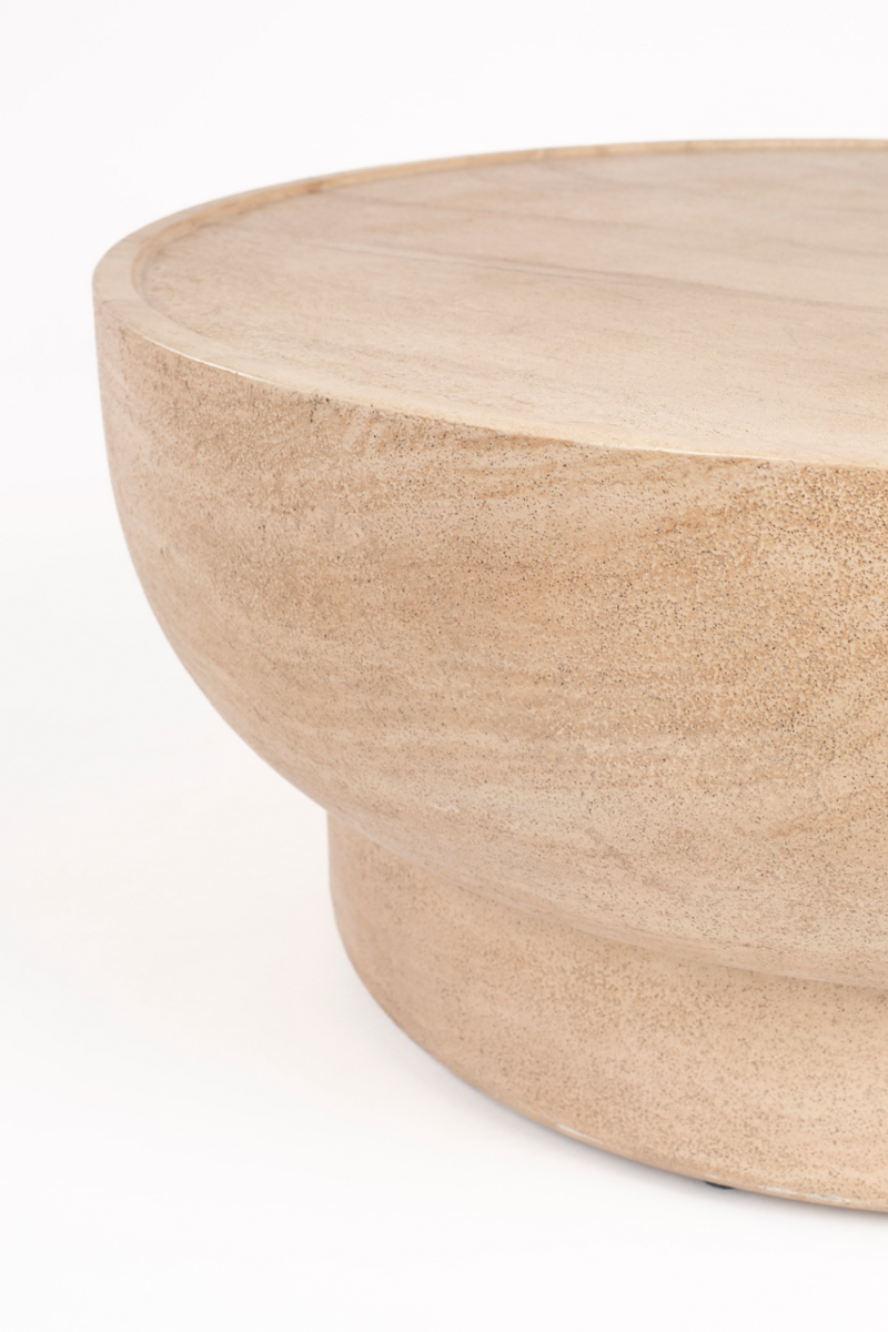 Minimalist Travertine Coffee Table | Zuiver Noble | Woodfurniture.com