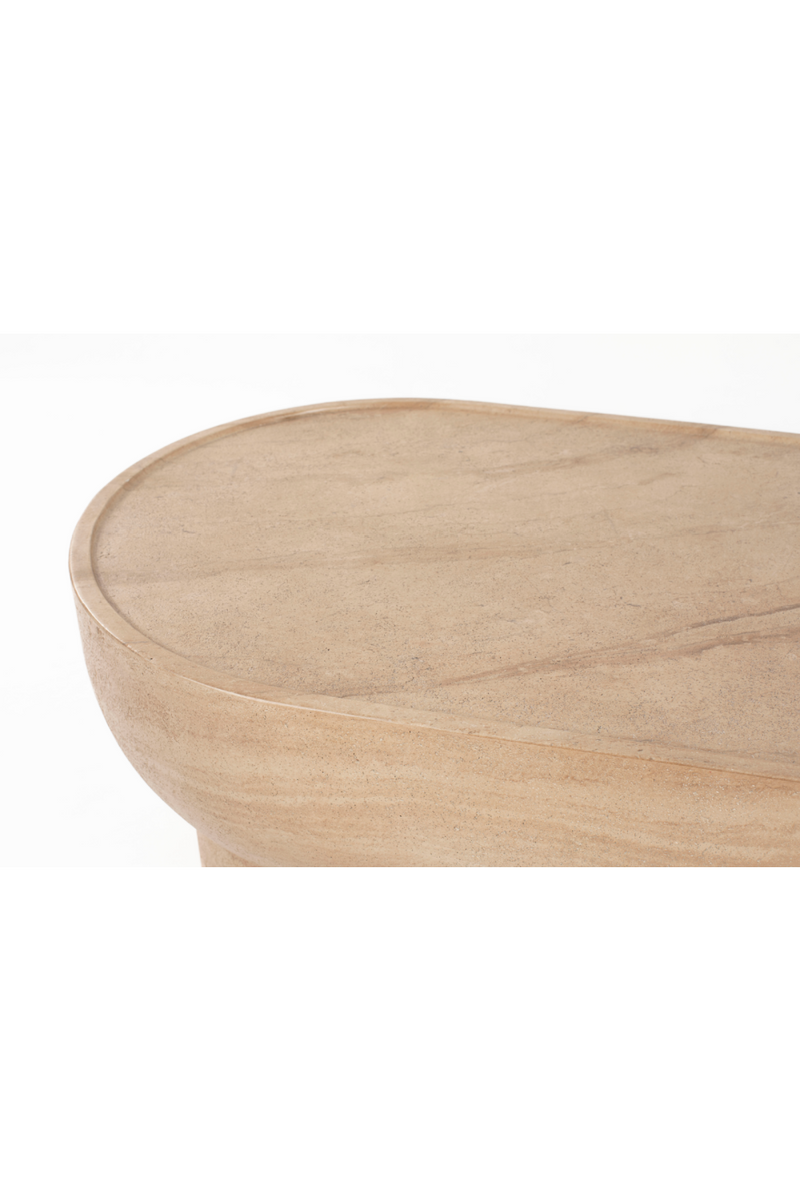 Minimalist Travertine Coffee Table | Zuiver Noble | Woodfurniture.com