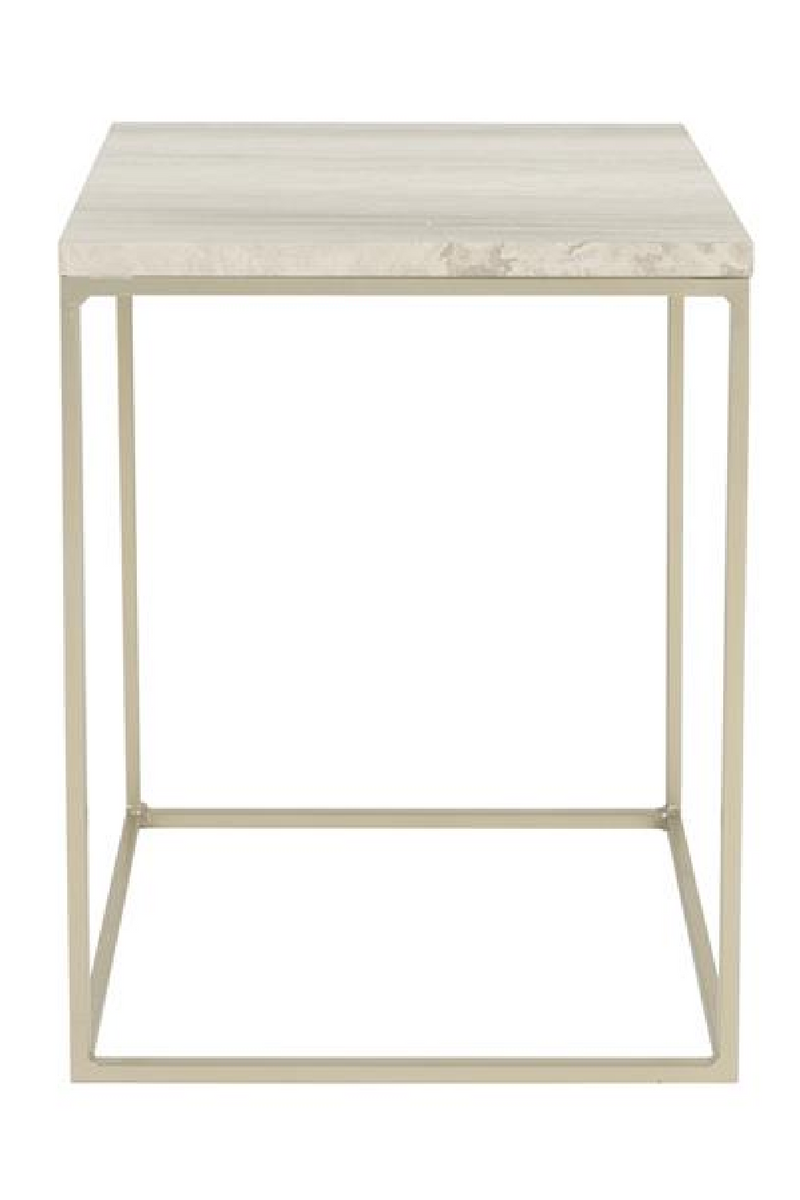 Gray Marble Side Table | Zuiver Stray | Woodfurniture.com