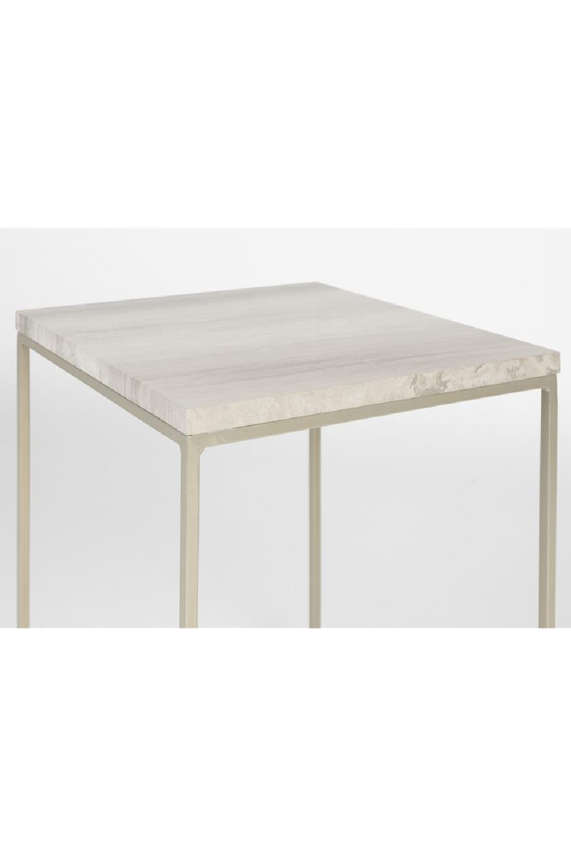 Gray Marble Side Table | Zuiver Stray | Woodfurniture.com