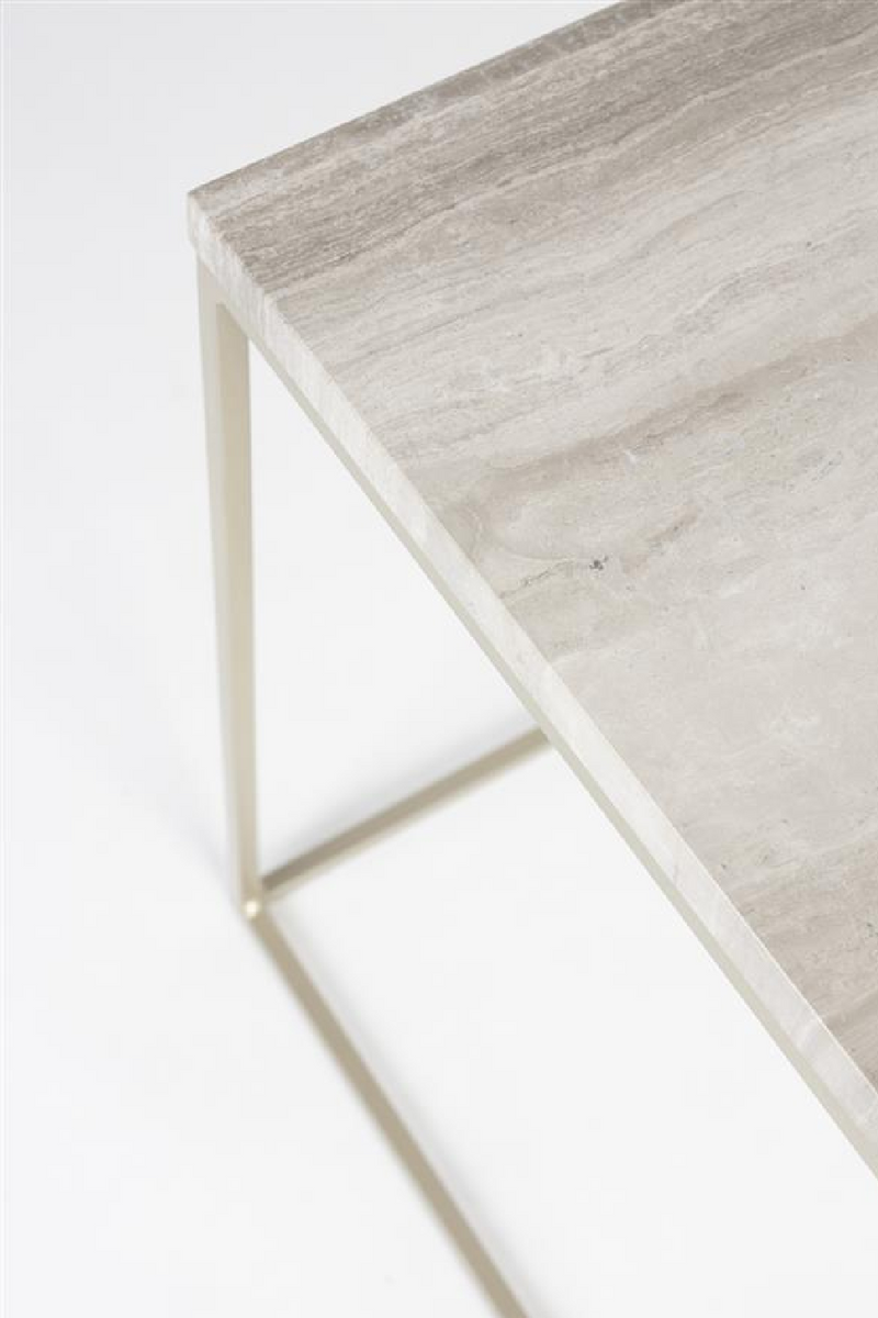 Gray Marble Side Table | Zuiver Stray | Woodfurniture.com