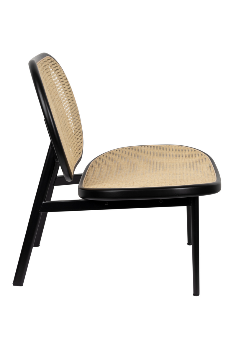 Webbed Rattan Lounge Chair | Zuiver Spike | Woodfurniture.com