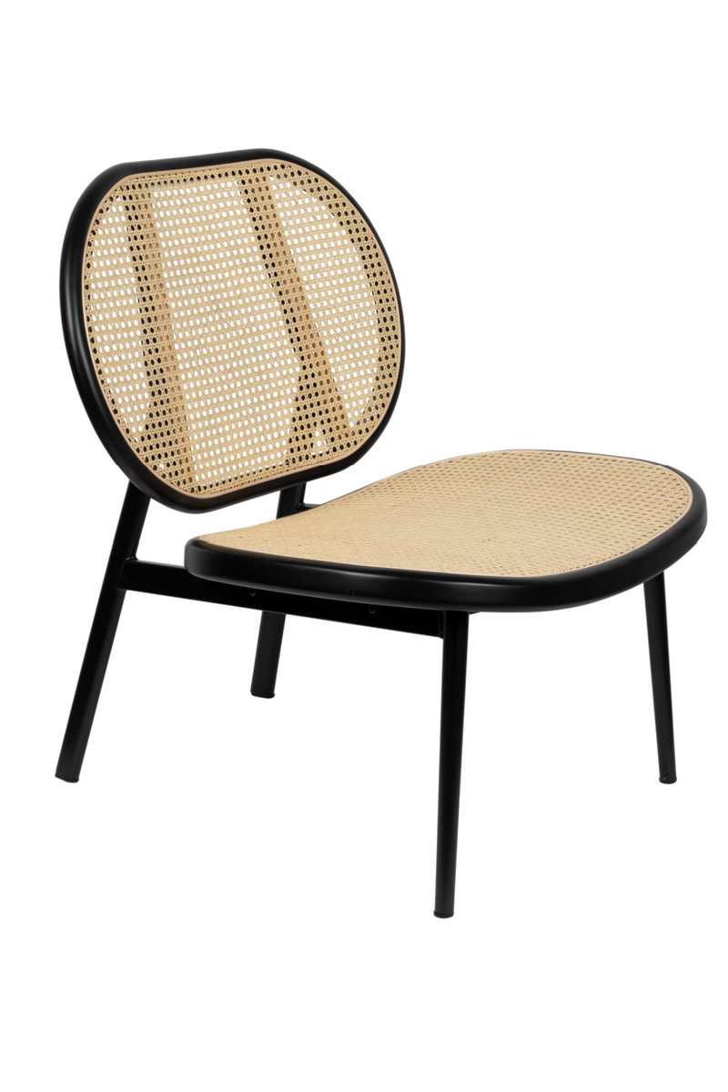 Webbed Rattan Lounge Chair | Zuiver Spike | Woodfurniture.com